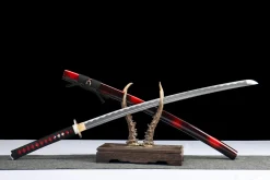 Alternative view of Eternal Night's Embrace - Hand Forged 1045 Carbon Steel Katana Sword