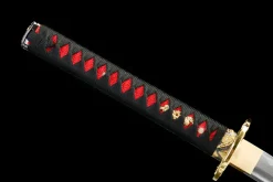 Alternative view of Falling Petals Snow - Hand Forged 1045 Carbon Steel Katana Sword