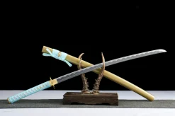 Molten Gold - Hand Forged 1045 Carbon Steel Katana Sword