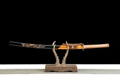 Autumn Bloom - Hand Forged 1065 Carbon Steel Katana Sword