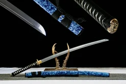 Azure Storm - Hand Forged 1065 Carbon Steel Katana Sword