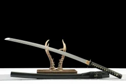 Alternative view of Black Mist - Hand Forged 1065 Carbon Steel Katana Sword