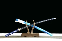 Blue Flame - Hand Forged 1065 Carbon Steel Katana Sword