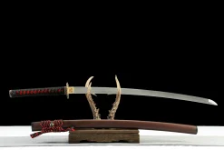 Alternative view of Crimson Claw - Hand Forged 1065 Carbon Steel Katana Sword