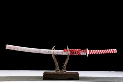 Crimson Tide - Hand Forged 1065 Carbon Steel Katana Sword