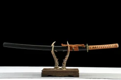 Alternative view of Golden Moon - Hand Forged 1065 Carbon Steel Katana Sword