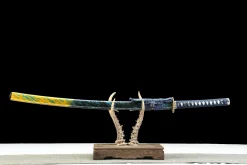 Alternative view of Ice and Flame - Hand Forged 1065 Carbon Steel Katana Sword
