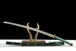 Alternative view of Shadow King - Hand Forged 1065 Carbon Steel Katana Sword