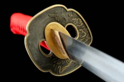 Vermilion Edge - Hand Forged 1065 Carbon Steel Katana Sword