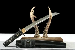 Dark Fury - Hand Forged 1065 Carbon Steel Tanto Sword