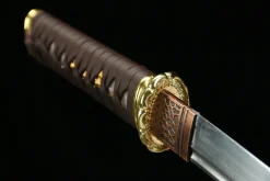 Alternative view of Heavenly Fire - Hand Forged 1065 Carbon Steel Tanto Sword