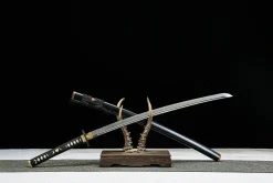 Alternative view of Celestial Jade - Hand Forged Carbon Steel Katana Sword