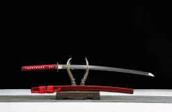 Crimson Moon - Hand Forged Carbon Steel Katana Sword