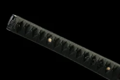 Alternative view of Black Thunder - Hand Forged Ceramic Coated Steel Katana Sword