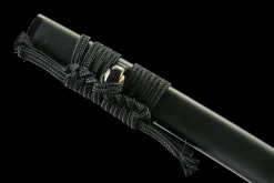 Alternative view of Abyss Edge - Hand Forged Damascus Steel Katana Sword