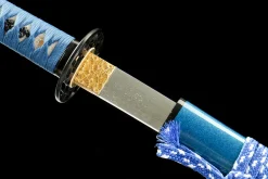 Azure Current - Hand Forged Damascus Steel Katana Sword