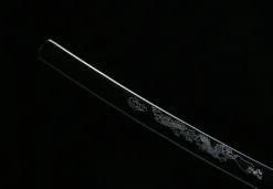 Alternative view of Crimson Gale - Hand Forged Damascus Steel Katana Sword