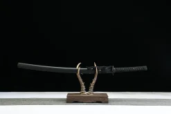 Alternative view of Dark Empyrean - Hand Forged Damascus Steel Katana Sword