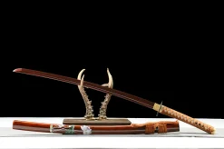 Ember Pattern - Hand Forged Damascus Steel Katana Sword