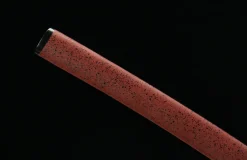 Alternative view of Flame Edge - Hand Forged Damascus Steel Katana Sword