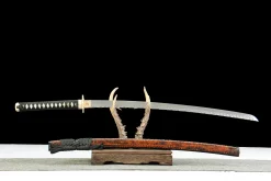 Alternative view of Shadow Warrior - Hand Forged Damascus Steel Katana Sword