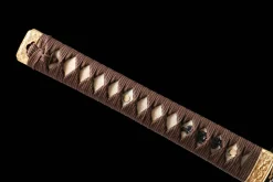 Crimson Gold Edge - Hand Forged High Carbon Steel Katana Sword