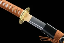Alternative view of Snowfall Without Trace - Hand Forged High Carbon Steel Wakizashi Sword