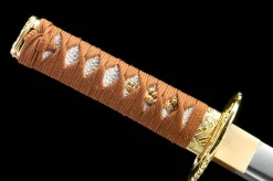 Snowfall Without Trace - Hand Forged High Carbon Steel Wakizashi Sword