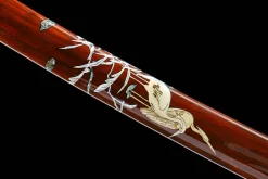 Black Gold Brown Weave - Hand Forged T10 Tool Steel Katana Sword