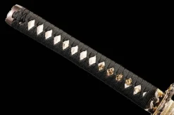 Crimson Flame Cloud Cleave - Hand Forged T10 Tool Steel Katana Sword