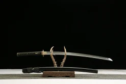 Alternative view of Crimson Shadow - Hand Forged T10 Tool Steel Katana Sword