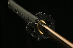Dark Gold Radiance - Hand Forged T10 Tool Steel Katana Sword