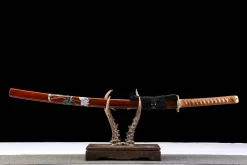 Scarlet Cherry Moon - Hand Forged T10 Tool Steel Katana Sword
