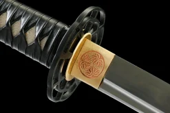 Alternative view of Tempered Mist - Hand Forged T10 Tool Steel Katana Sword