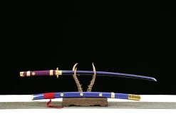 Alternative view of Enma (紫) - Hand Forged 1045 Carbon Steel Katana Sword