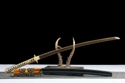 Alternative view of Fallen Star - Hand Forged 1045 Carbon Steel Katana Sword