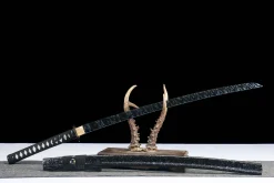 Alternative view of Formation Breaker - Hand Forged 1045 Carbon Steel Katana Sword