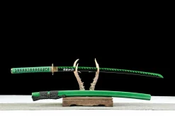 Alternative view of Jade Hunt - Hand Forged 1045 Carbon Steel Katana Sword