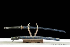 Alternative view of Night Calm - Hand Forged 1045 Carbon Steel Katana Sword
