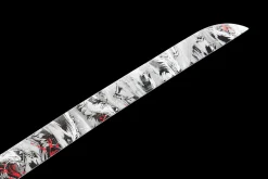 Alternative view of Shattered Peak - Hand Forged 1045 Carbon Steel Katana Sword