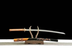 Alternative view of Autumn Bloom - Hand Forged 1065 Carbon Steel Katana Sword