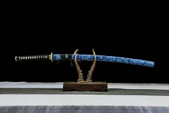 Azure Storm - Hand Forged 1065 Carbon Steel Katana Sword