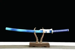 Blue Flame - Hand Forged 1065 Carbon Steel Katana Sword
