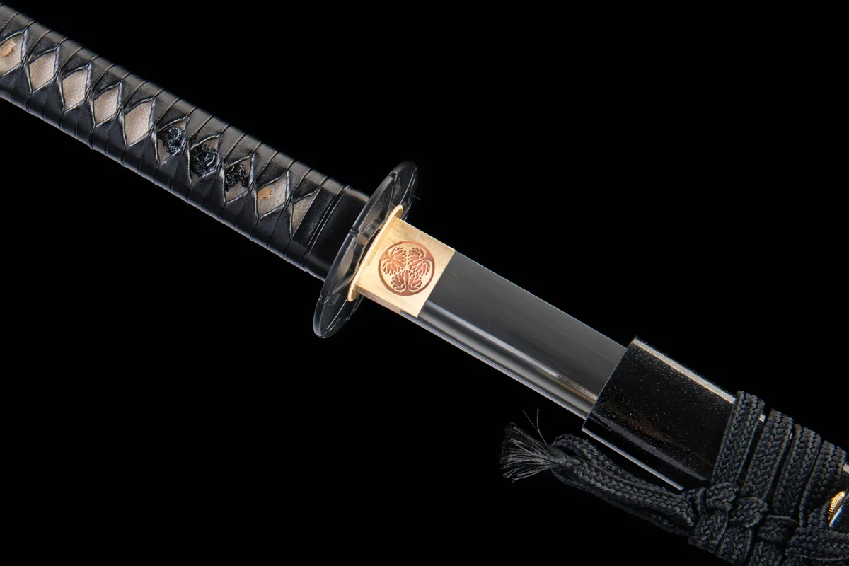 Cross Scar - Hand Forged 1065 Carbon Steel Katana Sword - Image 11