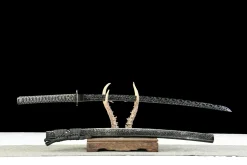 Alternative view of Demon Mark - Hand Forged 1065 Carbon Steel Katana Sword