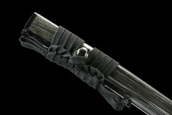 Alternative view of Ink Wind - Hand Forged 1065 Carbon Steel Katana Sword