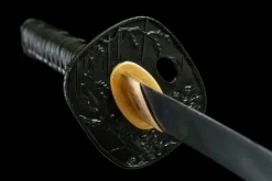 Alternative view of Jade Whisper - Hand Forged 1065 Carbon Steel Katana Sword