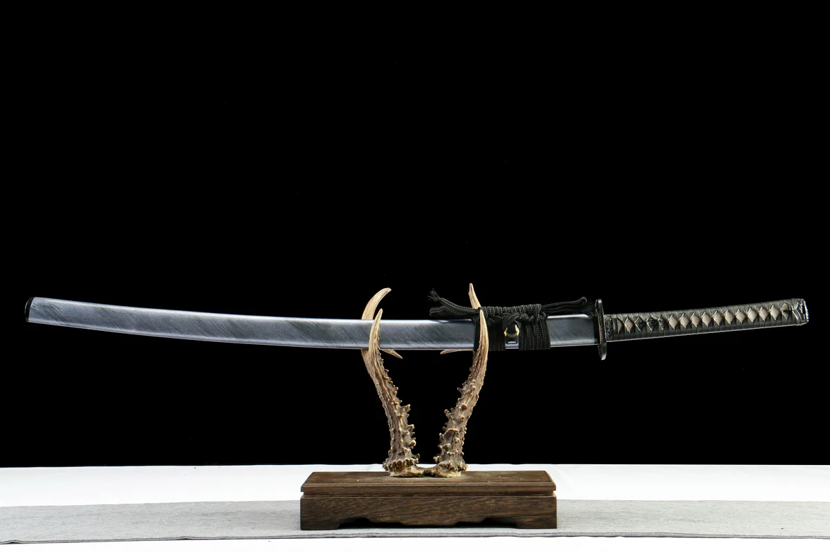 Jade Whisper - Hand Forged 1065 Carbon Steel Katana Sword - Image 3