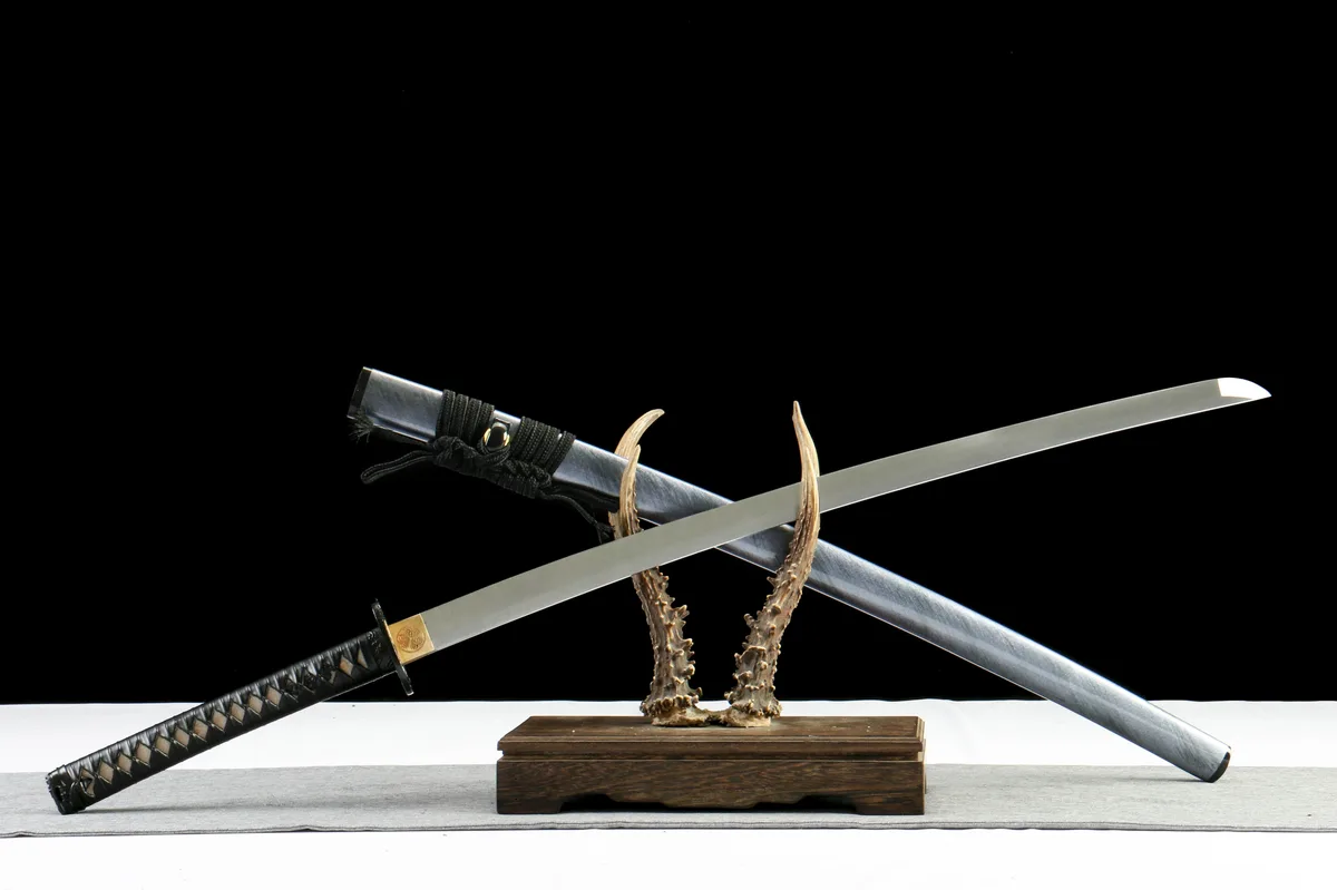Jade Whisper - Hand Forged 1065 Carbon Steel Katana Sword - Image 4