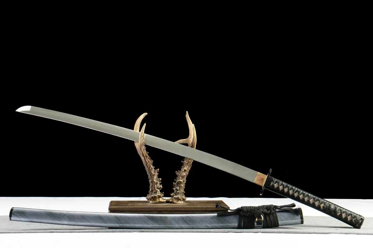 Jade Whisper - Hand Forged 1065 Carbon Steel Katana Sword - Image 5
